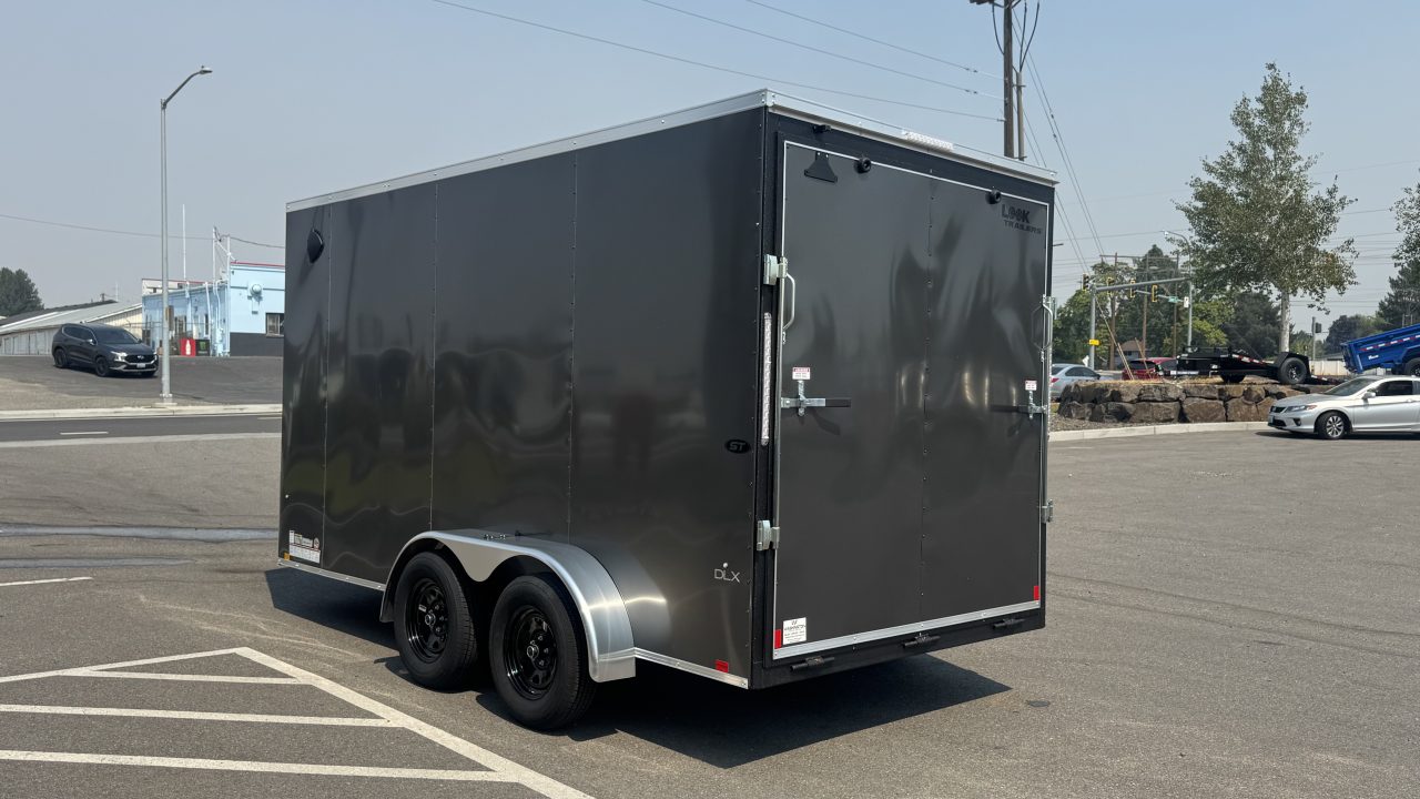 New 2027 Look Trailers 7 x 14 ST DLX Flat Top V-Nose 7K Cargo / Enclosed Trailer