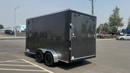 New 2027 Look Trailers 7 x 14 ST DLX Flat Top V-Nose 7K Cargo / Enclosed Trailer