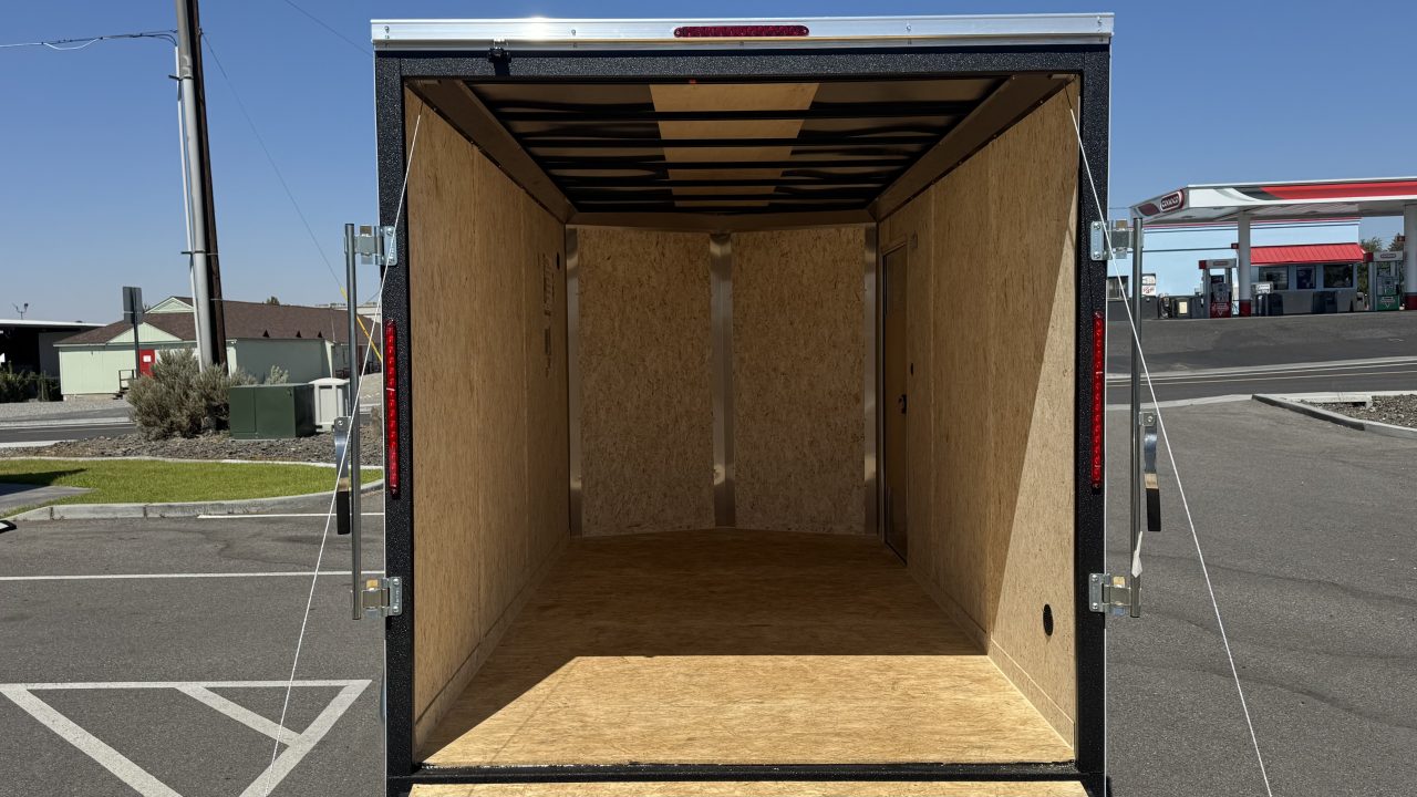 New 2027 Look Trailers 7x14 ST DLX Flat Top V-Nose 7K Cargo/Enclosed Trailer