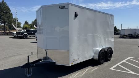 New 2027 Look Trailers 7x14 ST DLX Flat Top V-Nose 7K Cargo/Enclosed Trailer