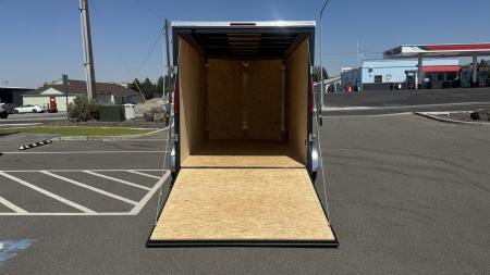 New 2027 Look Trailers 7 x 14 ST DLX Flat Top V-Nose 7K Cargo / Enclosed Trailer