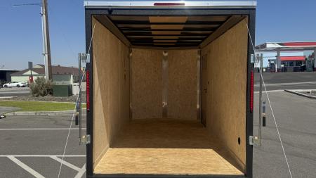 New 2027 Look Trailers 7 x 14 ST DLX Flat Top V-Nose 7K Cargo / Enclosed Trailer