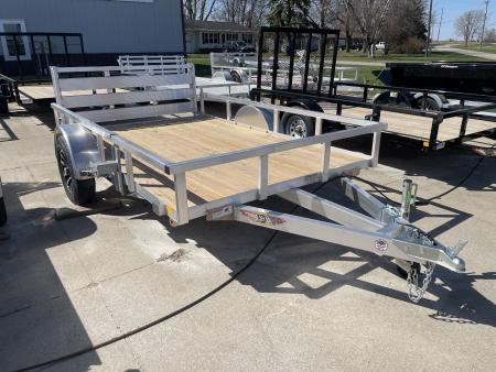 New 2027 H&H Trailers 76x10 Aluminum Rail Side Utility