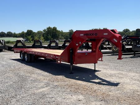 New 2027 MAXXD Hydraulic Dovetail Gooseneck Trailer | 34' x 102' 30K GVWR