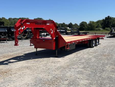 New 2027 MAXXD Hydraulic Dovetail Gooseneck Trailer | 34' x 102' 30K GVWR