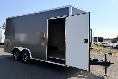 New 2026 Charcoal Compass DLX/FLAT TOP/7K CAR HAULER