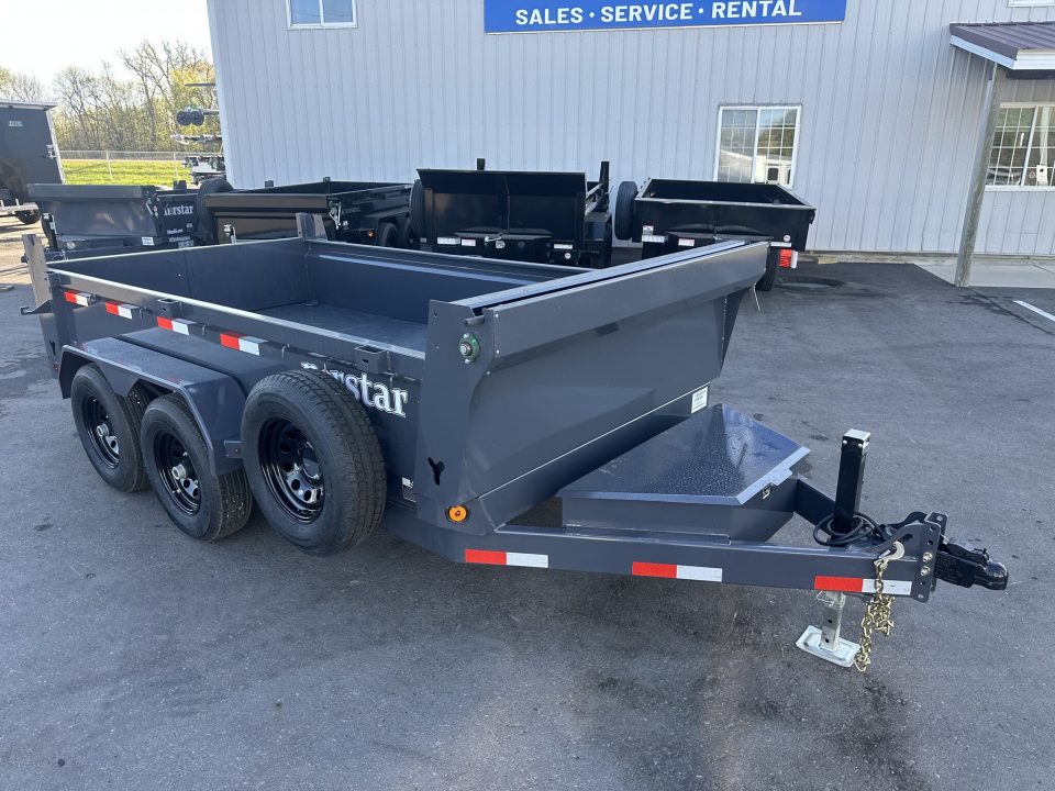 New DCB 72X12 10K DUMP TRAILER - GRAY
