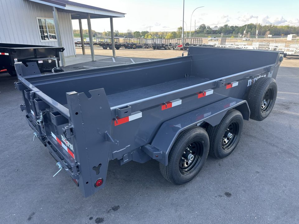 New DCB 72X12 10K DUMP TRAILER - GRAY