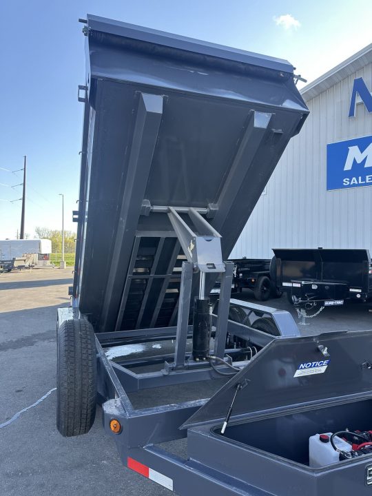 New DCB 72X12 10K DUMP TRAILER - GRAY