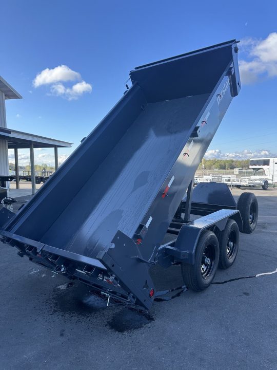 New DCB 72X12 10K DUMP TRAILER - GRAY