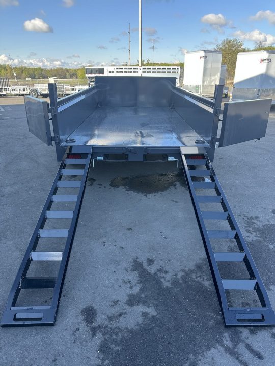 New DCB 72X12 10K DUMP TRAILER - GRAY
