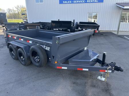 New DCB 72X12 10K DUMP TRAILER - GRAY