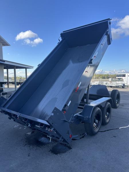 New DCB 72X12 10K DUMP TRAILER - GRAY
