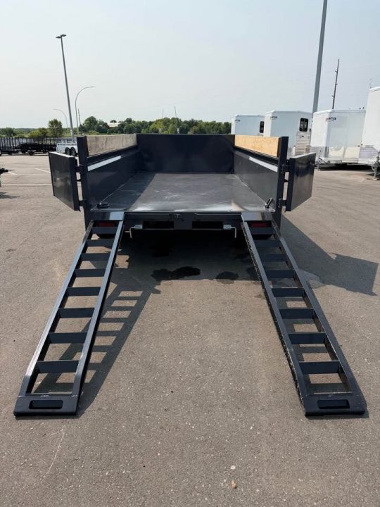 New DCB DELUXE 72X12 10K DUMP TRAILER - GRAY
