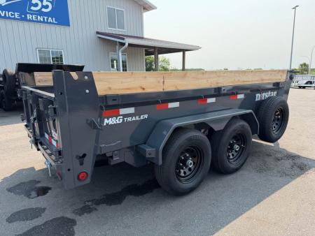 New DCB DELUXE 72X12 10K DUMP TRAILER - GRAY