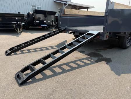New DCB DELUXE 72X12 10K DUMP TRAILER - GRAY