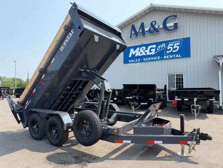 New DCB DELUXE 72X12 10K DUMP TRAILER - GRAY