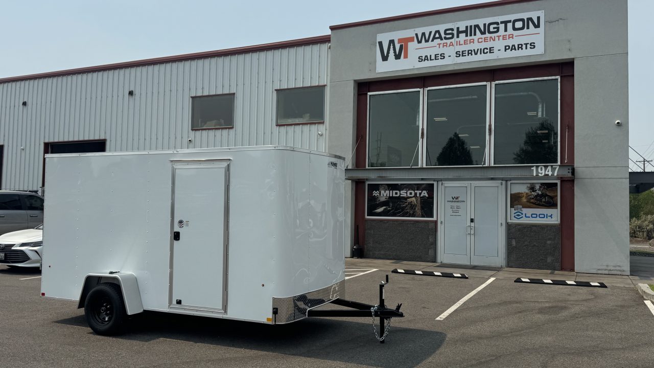 New 2027 Mirage Trailers 6X12 FLAT TOP ROUND FRONT Cargo / Enclosed Trailer