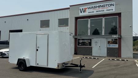 New 2027 Mirage Trailers 6X12 FLAT TOP ROUND FRONT Cargo / Enclosed Trailer
