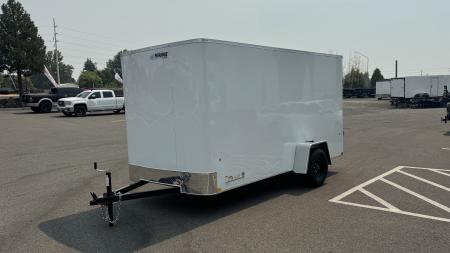 New 2027 Mirage Trailers 6X12 FLAT TOP ROUND FRONT Cargo / Enclosed Trailer