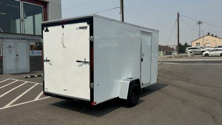 New 2027 Mirage Trailers 6X12 FLAT TOP ROUND FRONT Cargo / Enclosed Trailer