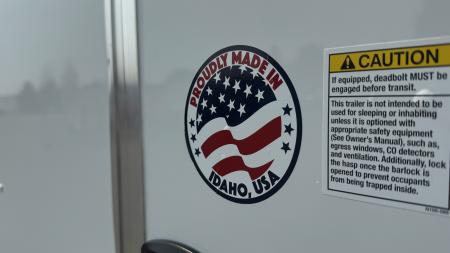New 2027 Mirage Trailers 6X12 FLAT TOP ROUND FRONT Cargo / Enclosed Trailer