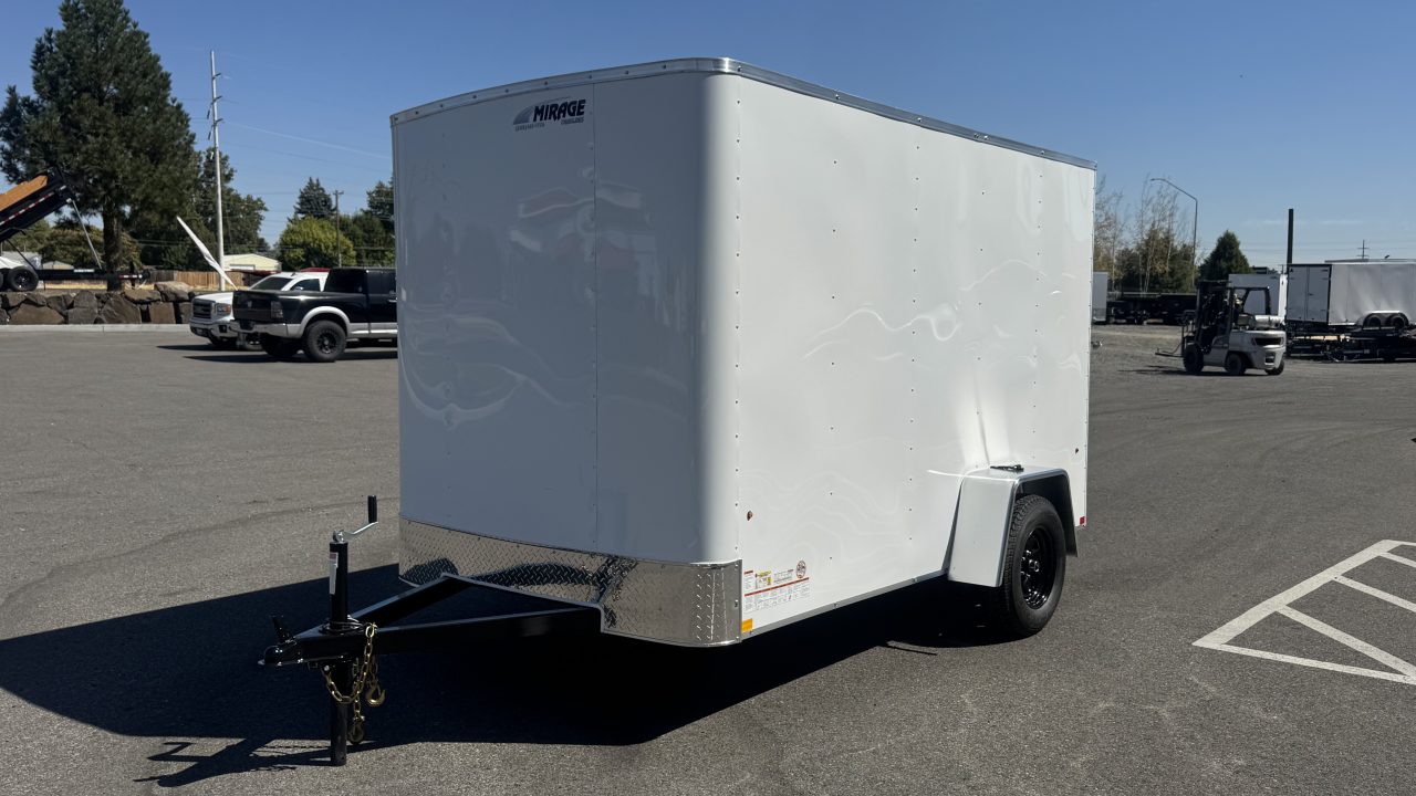 New 2027 Mirage Trailers 6X10 EXPO FLAT TOP ROUND FRONT Cargo / Enclosed Trailer