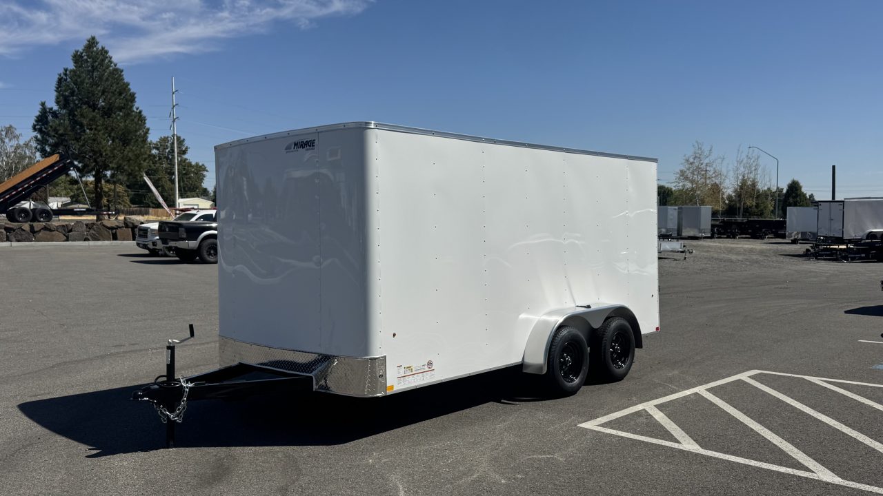New 2027 Mirage Trailers 7X14 ROUND FRONT Cargo/Enclosed Trailer