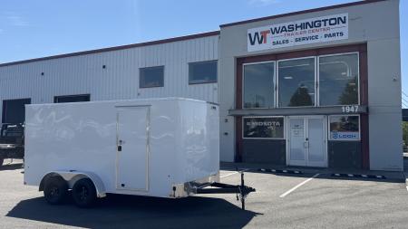 New 2027 Mirage Trailers 7X14 ROUND FRONT Cargo/Enclosed Trailer
