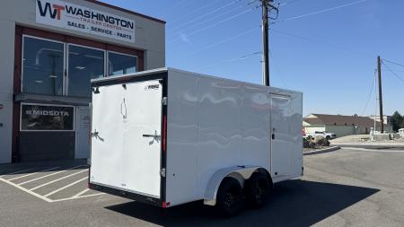 New 2027 Mirage Trailers 7X14 ROUND FRONT Cargo/Enclosed Trailer