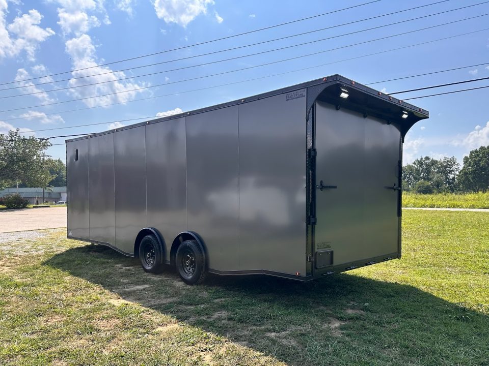 New 2026 Luxe 8.5x24 Car Hauler-5200LB Torsion Axle--Blackout-Enclosed Car Hauler