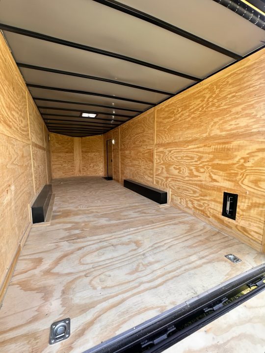 New 2026 Luxe 8.5x24 Car Hauler-5200LB Torsion Axle--Blackout-Enclosed Car Hauler