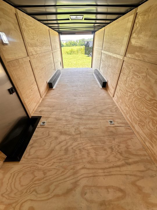 New 2026 Luxe 8.5x24 Car Hauler-5200LB Torsion Axle--Blackout-Enclosed Car Hauler