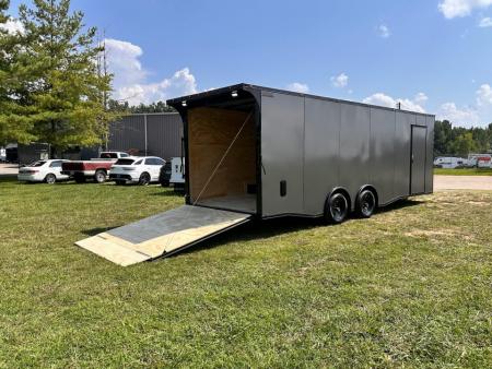 New 2026 Luxe 8.5x24 Car Hauler-5200LB Torsion Axle--Blackout-Enclosed Car Hauler