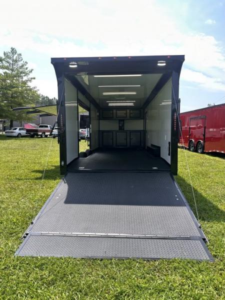 New 2026 Luxe 8.5x24 Race Trailer - Finished Interior- 5200LB Torsion - Full Escape Door-Removable Fender