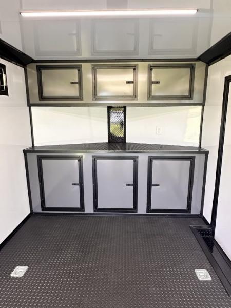 New 2026 Luxe 8.5x24 Race Trailer - Finished Interior- 5200LB Torsion - Full Escape Door-Removable Fender