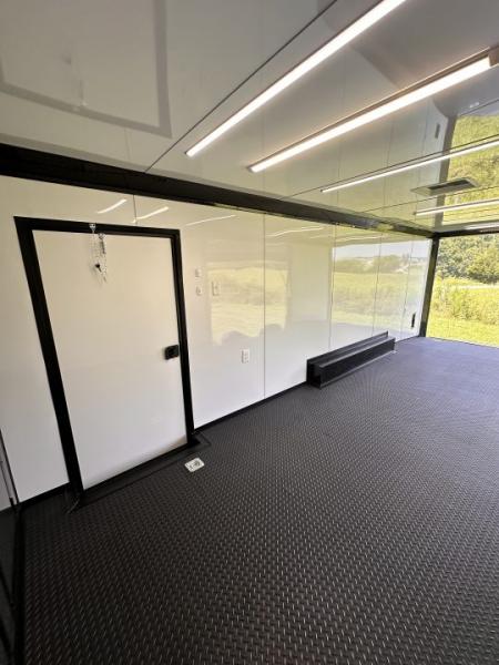 New 2026 Luxe 8.5x24 Race Trailer - Finished Interior- 5200LB Torsion - Full Escape Door-Removable Fender
