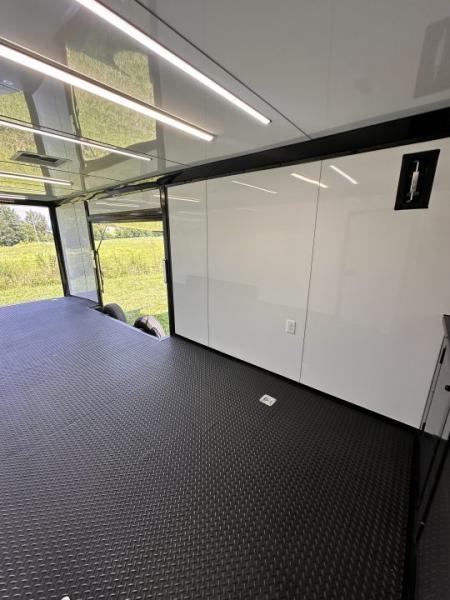 New 2026 Luxe 8.5x24 Race Trailer - Finished Interior- 5200LB Torsion - Full Escape Door-Removable Fender