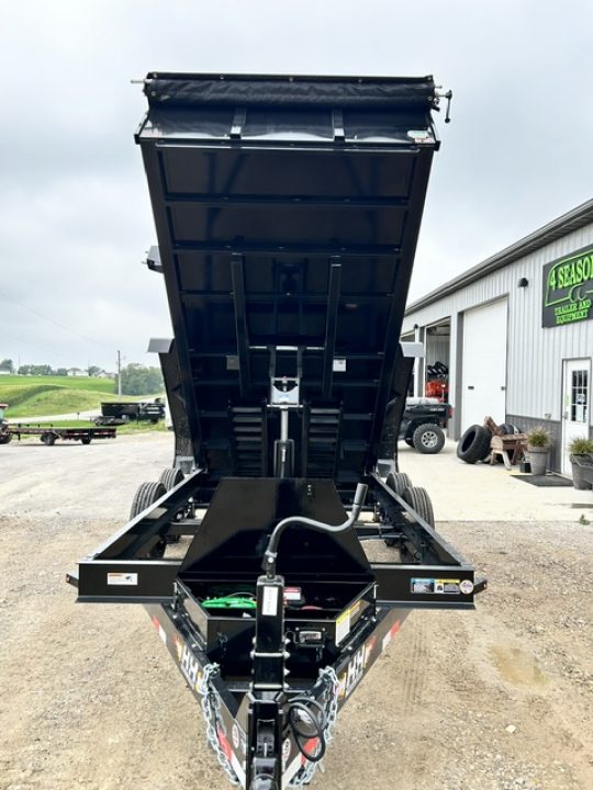 New 2027 H&H Trailers 83"X14' 16K HD DUMP TRAILER 8K OIL BATH AXLES Dump Trailer