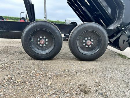 New 2027 H&H Trailers 83"X14' 16K HD DUMP TRAILER 8K OIL BATH AXLES Dump Trailer