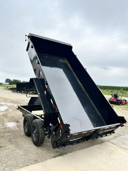 New 2027 H&H Trailers 83"X14' 16K HD DUMP TRAILER 8K OIL BATH AXLES Dump Trailer