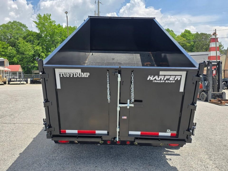 New 2026 7X16 TUFFDUMP 14K DUMP TRAILER 4' WALLS