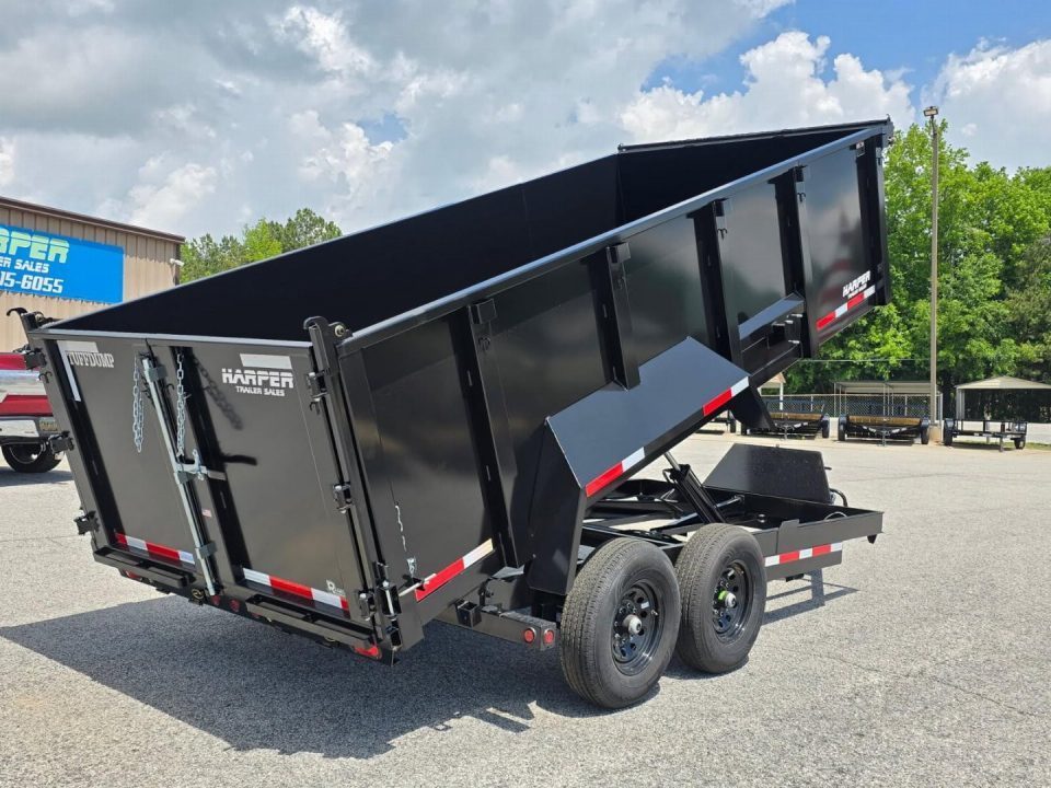 New 2026 7X16 TUFFDUMP 14K DUMP TRAILER 4' WALLS