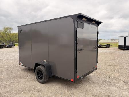 New 2026 Discovery 6x12' Cargo Trailer - Rear Spoiler