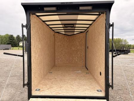 New 2026 Discovery 6x12' Cargo Trailer - Rear Spoiler