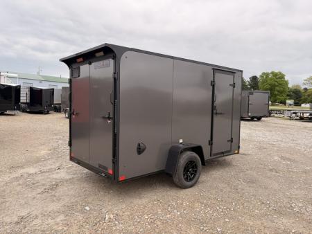 New 2026 Discovery 6x12' Cargo Trailer - Rear Spoiler