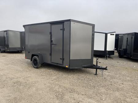 New 2026 Discovery 6x12' Cargo Trailer - Rear Spoiler