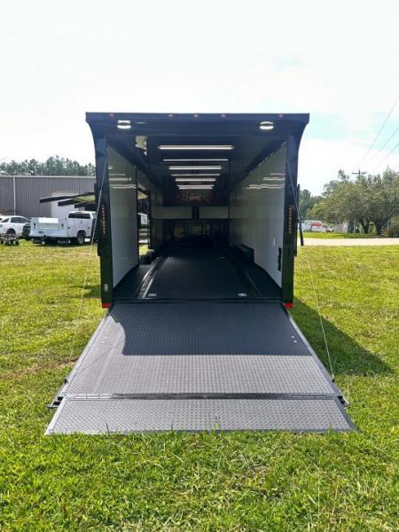 New 8.5x32 Race Trailer - Finished Interior- 7000lb Spread Torsion -Double Doors- E-Track-Full Escape Door-Removable Fender