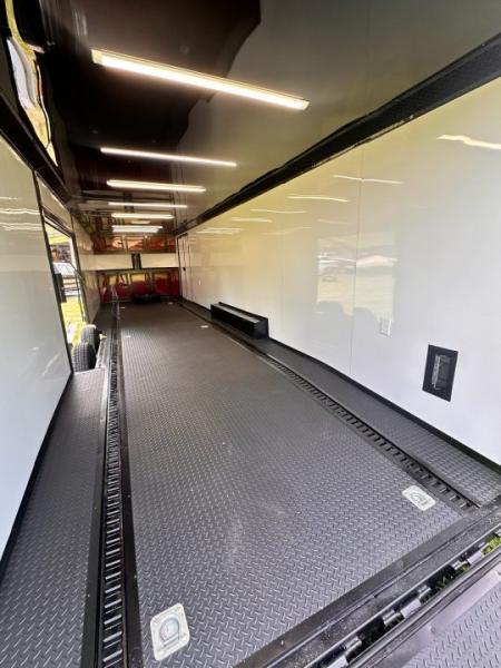 New 8.5x32 Race Trailer - Finished Interior- 7000lb Spread Torsion -Double Doors- E-Track-Full Escape Door-Removable Fender