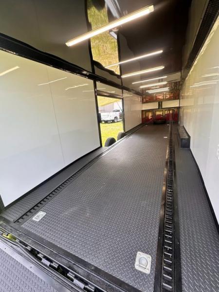 New 8.5x32 Race Trailer - Finished Interior- 7000lb Spread Torsion -Double Doors- E-Track-Full Escape Door-Removable Fender